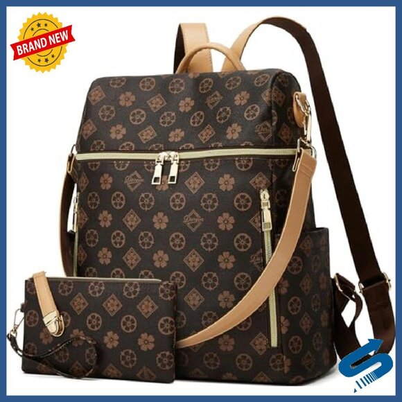 PU Leather Convertible Backpack Purse for Women - Travel Satchel Handbag main image 7